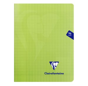 Cahier Clairefontaine Mimesys - 17x22 cm - 96 pages - Séyès - vert