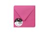 20 Enveloppes Pollen Clairefontaine - 140x140 mm - fuchsia