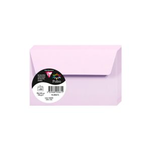 20 Enveloppes Pollen Clairefontaine - 90x140 mm - lilas
