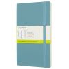 Carnet Moleskine Souple - 13x21 cm - Pages blanches - Bleu récif