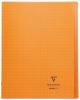 Cahier Clairefontaine Koverbook - 24x32 cm - 96 pages - petits carreaux - orange
