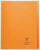 Cahier Clairefontaine Koverbook - 24x32 cm - 96 pages - petits carreaux - orange