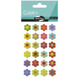 Stickers Cooky Maildor - fleurs