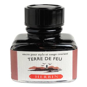 Encre Herbin en flacon "D" - 30 ml - Terre de feu