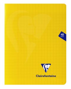 Cahier Clairefontaine Mimesys - 17x22 cm - 48 pages - Séyès - jaune