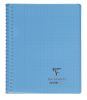 Cahier Clairefontaine Koverbook - 17x22 cm - 160 pages - Séyès - bleu