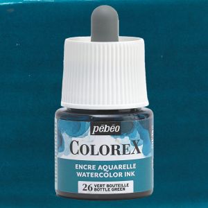 Flacon d'Encre Colorex Pébéo - 45ml - Vert bouteille