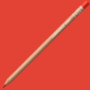 Crayon de Couleur Luminance Caran d'Ache - rouge permanent