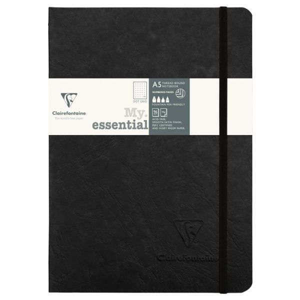 Carnet Clairefontaine Age Bag - A5 - 14,8x21 cm - pointillé