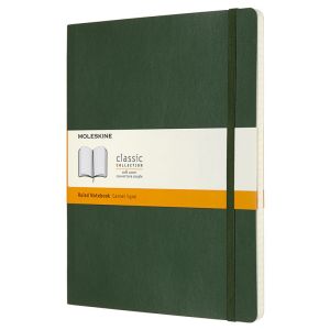 Carnet Moleskine Souple - 19x25 cm - Ligné - Vert Myrte