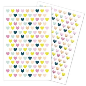 Stickers Initial Maildor - mini coeurs