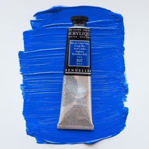 Peinture Acrylique Sennelier - extra-fine - 60ml - bleu de cobalt véritable