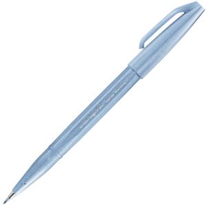 Feutre Pinceau Brush Sign Pen Pentel - gris bleuté