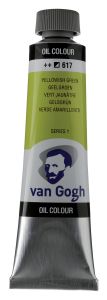 Peinture à l'Huile Van Gogh fine - 40 ml - vert jaunâtre