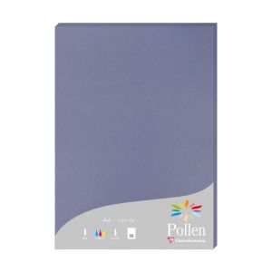 Papier Pollen Clairefontaine - 50 feuilles A4 - 160 g - myosotis