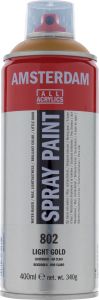 Bombe de Peinture Acrylique Amsterdam - 400ml - or clair