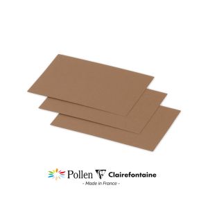 25 Cartes Pollen Clairefontaine - 70x95 mm - kraft