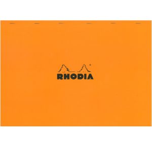 Bloc-Notes Rhodia n°38 - 42x31,8 cm - 80 feuilles - petits carreaux