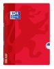 Cahier Oxford open flex - 24x32 cm - 96 pages - Sys  rouge
