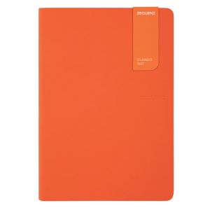 Carnet Zequenz Oberthur - A5 14,8x21 cm - orange - ligné