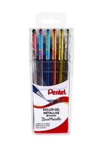 Stylos Roller gel pailleté dual Pentel - 6