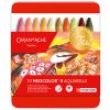 10 Pastels Aquarellables Caran d'Ache Neocolor 2 - Beya Rebai - Tons chauds