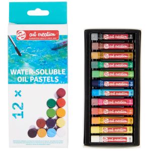 12 Pastels à l'Huile Aquarellables Art creation