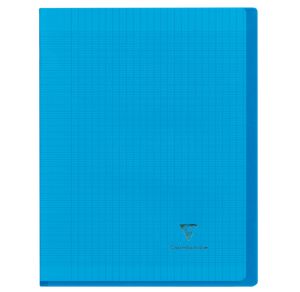 Cahier Clairefontaine Koverbook - 17x22 cm - 96 pages - Séyès - bleu