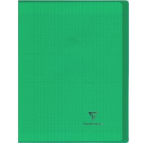 Cahier Clairefontaine Koverbook - 17x22 cm - 96 pages - Séyès - vert