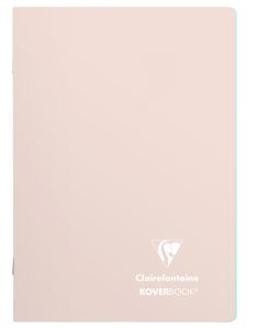 Cahier Clairefontaine Koverbook Blush - 14,8x21 cm - 96 pages - ligné - rose poudré