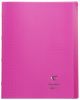 Cahier Clairefontaine Koverbook - 24x32 cm - 96 pages - petits carreaux – rose