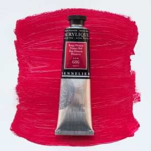 Peinture Acrylique Sennelier - extra-fine - 60ml - rouge primaire