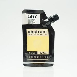 Peinture Acrylique Abstract Sennelier - 120ml - jaune de Naples