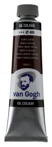 Peinture à l'Huile Van Gogh fine - 40 ml - terre ombre brûlée