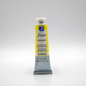 Gouache Fine Lefranc Bourgeois - 25ml - Jaune persan citron