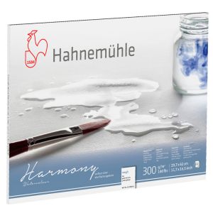 Bloc Papier Aquarelle Harmony Hahnemühle - 300g - grain torchon - A3
