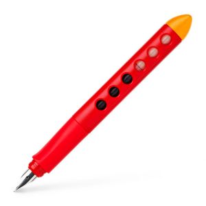 Stylo-plume éducatif Scribolino Faber-Castell - plume pour droitier - rouge