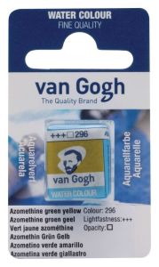 Aquarelle Fine Van Gogh - demi godet - vert jaune azo