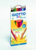 Étui de 12 Crayons de Couleur Giotto elios triangulaires