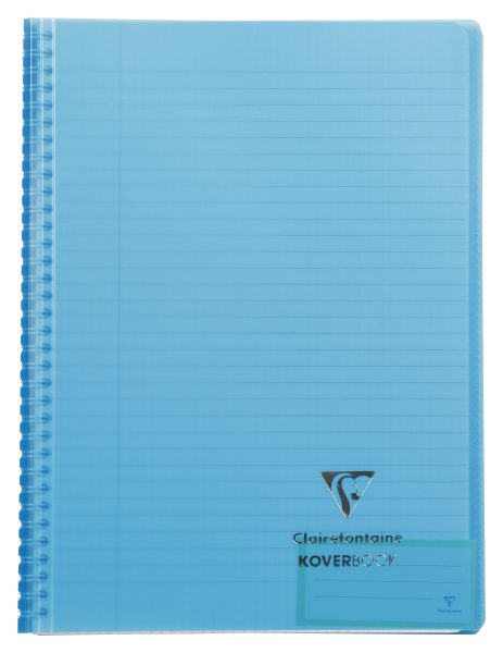 Cahier Clairefontaine Koverbook A4 ligné marge violet