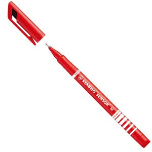 Stylo-Feutre Stabilo Sensor - 0,7 mm - rouge