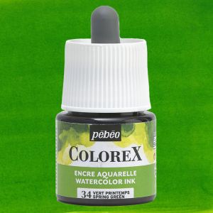 Flacon d'Encre Colorex Pébéo - 45ml - Vert printemps