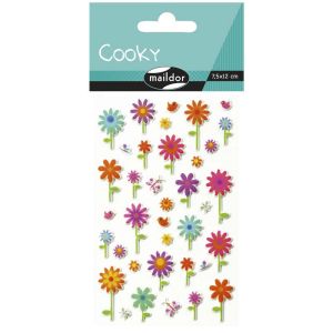 Stickers Cooky Maildor - fleurs