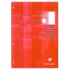Bloc-Notes Clairefontaine - A4 - 200 pages perforées - ligné + marge
