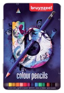 Boïte de 12 Crayons de Couleur Bruynzeel