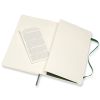 Carnet Moleskine Souple - 13x21 cm - Pages blanches - Vert Myrte