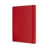 Carnet Moleskine Souple - 19x25 cm - ligné - Rouge écarlate