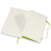 Carnet Moleskine Souple - 13x21 cm - Pages Blanches - Vert citron