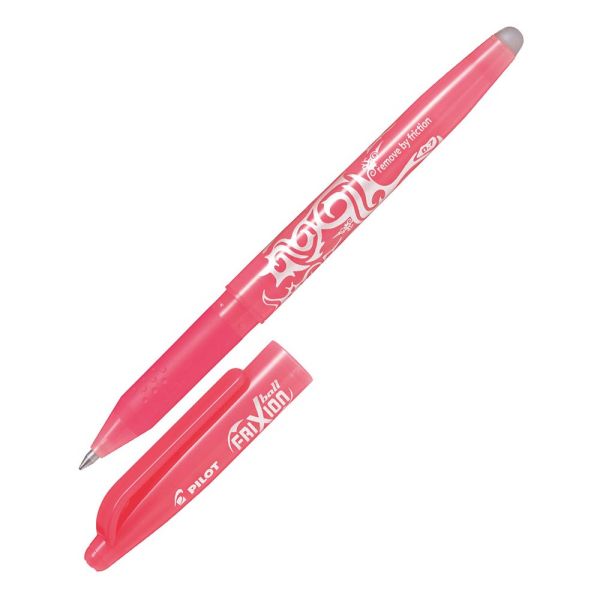 RECHARGE PILOT FRIXION BALL POINTE MOYENNE COLORIS ROSE CORAIL SET 3 UNITES