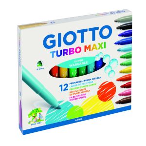 Étui de 12 Feutres Giotto turbo maxi